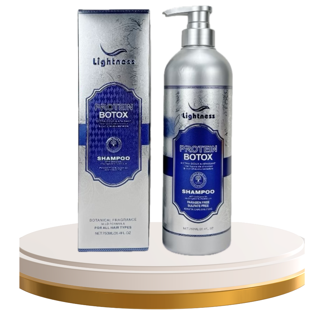 Lightness Protein Botox Shampoo ā Paraben & Sulfate Free