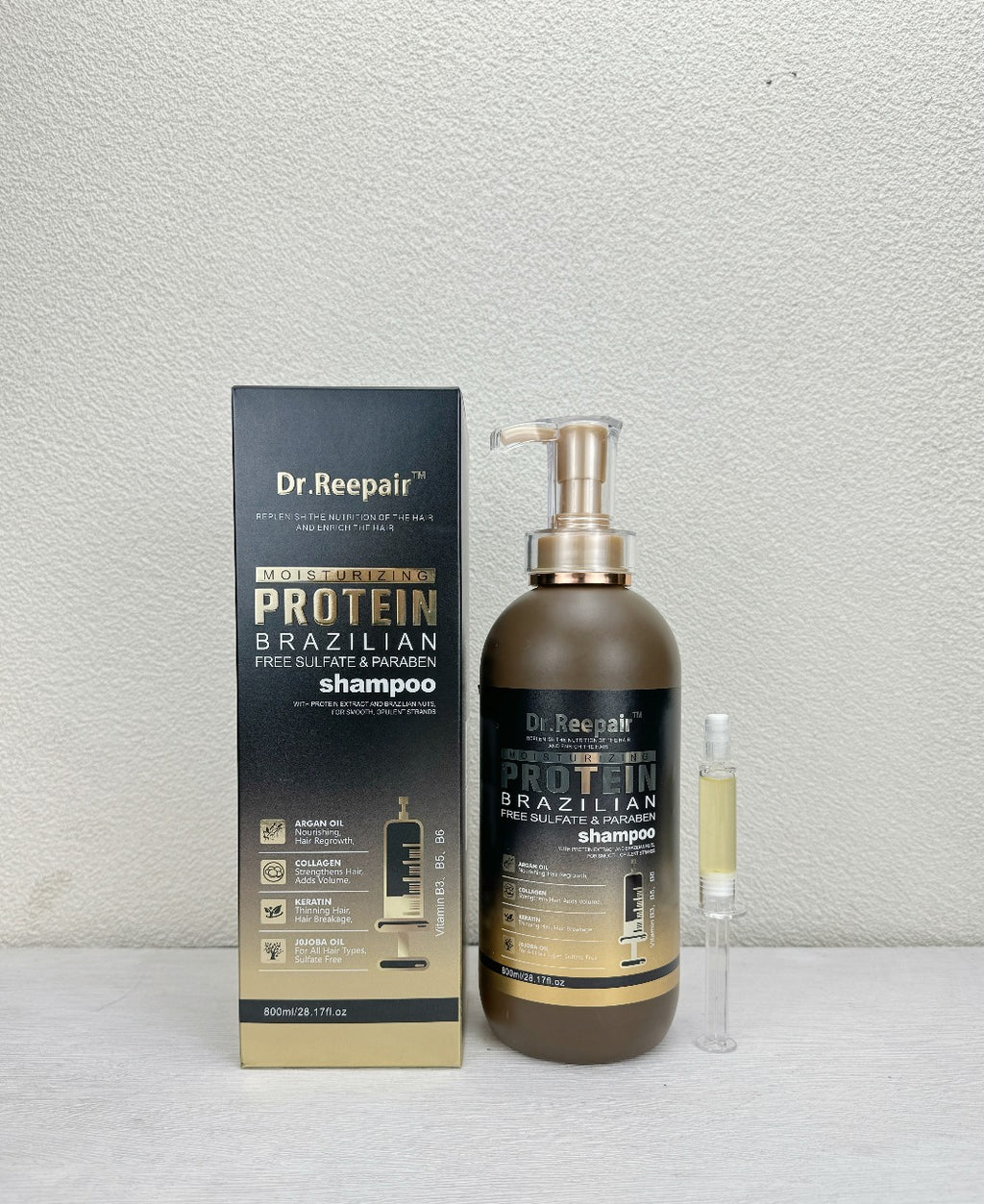 Dr. Reepair™ Brazilian Protein Moisturizing Shampoo – 800ml