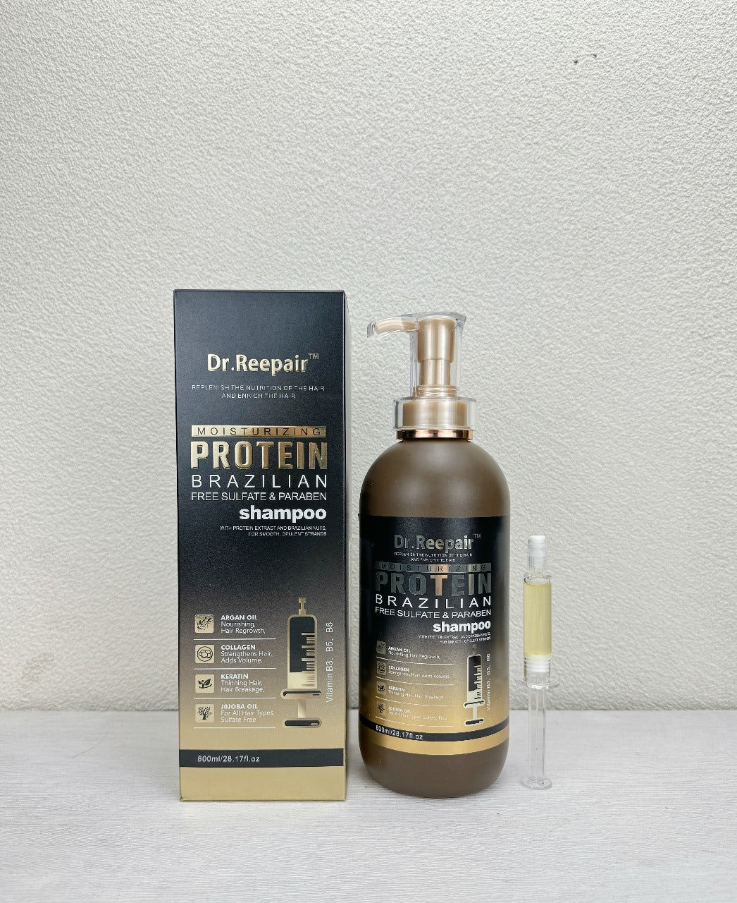 Dr. Reepair™ Brazilian Protein Moisturizing Shampoo – 800ml
