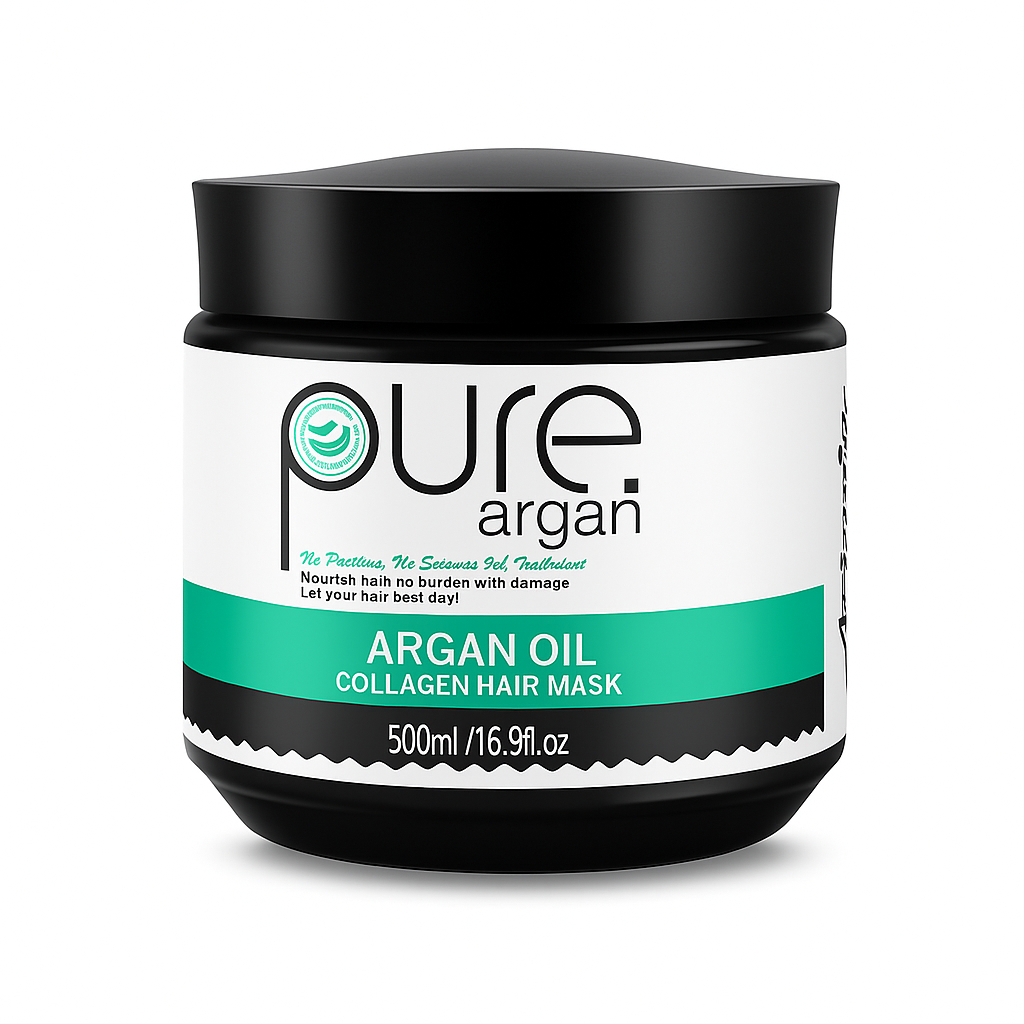 Pure Argan Collagen Hair Mask – 500ml